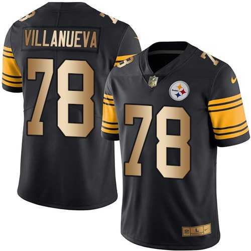 Nike Steelers 78 Alejandro Villanueva Black Gold Color Rush Limited Jersey Dzhi,We sell and wholesale Nike Steelers 78 Alejandro Villanueva Black Gold Color Rush Limited Jersey Dzhi on line form chian!